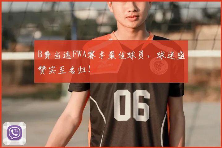 B费当选FWA赛季最佳球员，球迷盛赞实至名归！